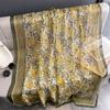 New Design Brand Scarf Fashion Small Broken Floral Bubble Chiffon Shawl Spring Autumn Wrap Hijabs Lady Pashmina Foulards Bandana