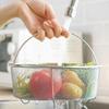 Дуршлаг для фруктов и овощей, корзина с защитой от ожогов, сливная вставка для домашнего использования, товары для магазинов
