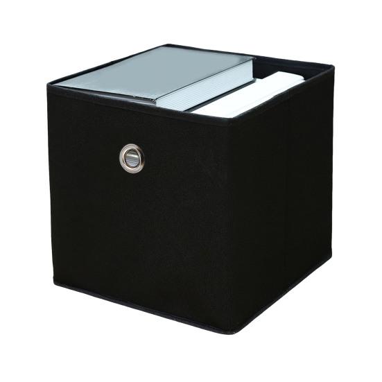 Складной ящик для хранения с ручкой, большая вместимость, складная конструкция, экономящий место, тканевый кубический органайзер для хранения