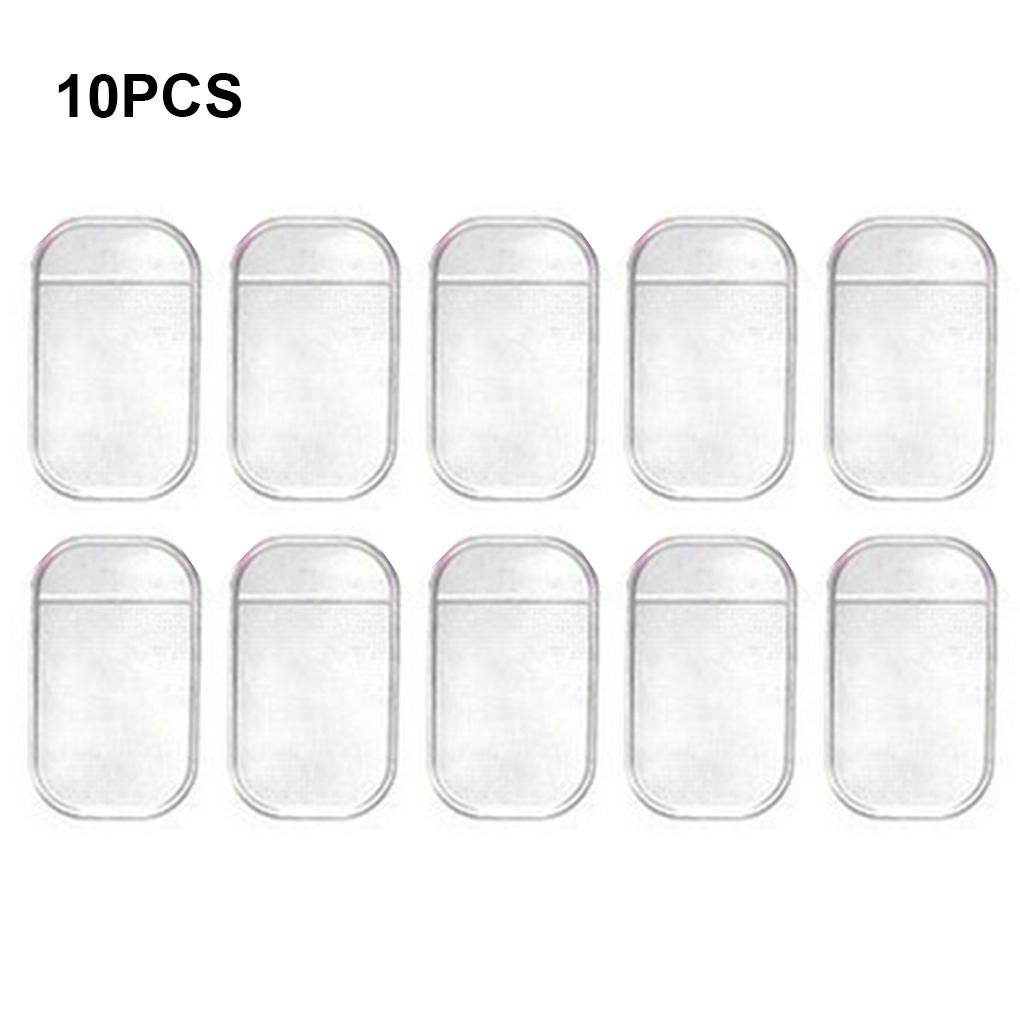 Упаковка из 10 противоскользящих ковриков, изысканные милые автомобильные аксессуары для приборной панели, коврики-пауки для автомобиля, мини-карты, свободное вращение, подкладки для телефонов