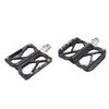 Aluminum Alloy Bicycle Pedals CNC Machined 3 Bearings Flat Bike Pedals with Removable Anti Skid
