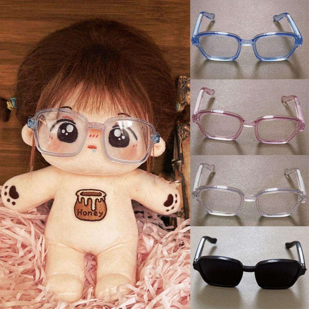 Модные кукольные очки 8 см Корона Очки Высокое качество Круглая оправа 20 см Хлопковые куклы