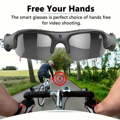 HD 1080P Очки WIFI Камера Уличный Велосипед Мотоцикл Защита Безопасности Солнцезащитные Очки Видеокамера Поляризованные Линзы Спортивная Камера