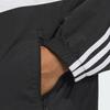 adidas Ветровка Originals Adicolor в стиле ретро с тремя полосками и логотипом, мужская куртка с капюшоном, черная JM7260