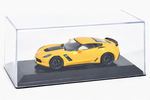 Модель-копия Corvette 1/43 CORVETTE Z06 2017 (желтый) с чехлом [Параллельный импорт]