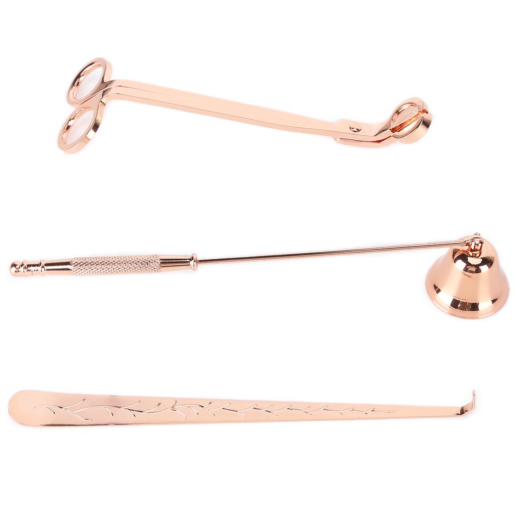 Набор из 3 предметов для свечей, триммер для фитиля, резак, гаситель, ковш для фитиля, подарок