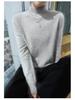 Cozy Mink Velvet Knitted Turtleneck Sweater - Soft, Warm, Loose-Fit for Autumn/Winter