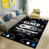Cartoon Gamer Game Controller Carpet For Living Room Non Slip Parlour Sofa Large Area Rug Bedroom Kid Play Room Floor Mat