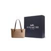 Coach Gallery 36 Monogram Zip Tote Bag Women Tote Bags Dark-Khaki CW381-IMXHE