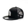 Сетчатая бейсболка Snapback 9FIFTY BLACK WHITE MLB San Diego Padres &