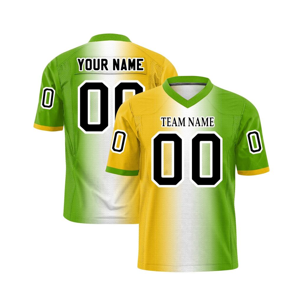 Custom Football Jerseys Personalized Printed Team Name & Number Sports Uniform For Men Women Youth