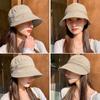 Регулируемые бейсболки с большим козырьком, простая солнцезащитная шляпа, женские, мужские