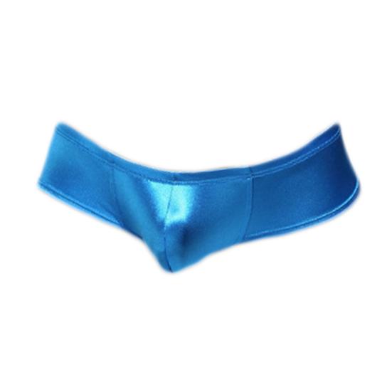 Men Solid Color Low Rise Sexy U Convex Bulge Pouch T-Back Thong Briefs