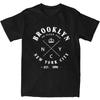 Ijodiy Bruklin 1898-yilda asos solingan Nyu-York erkaklar ayollar paxta harfli printli futbolka kattalar kiyimi
