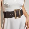 Wind Ladies Wide Belt Retro Elastic Elastic Waist Seal Dress Waist Decoration