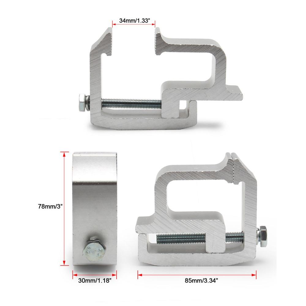 Fixing Clamp Mounting Clamp Heavy Duty Truck Cap Mounting Clamp Utility Rail System Ladder Rack
