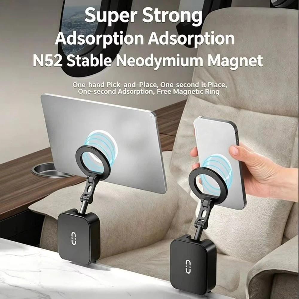 Rotatable Magnetic Phone Holder Foldable Phone Stand Pocket-Sized Car Phone Holder Travel