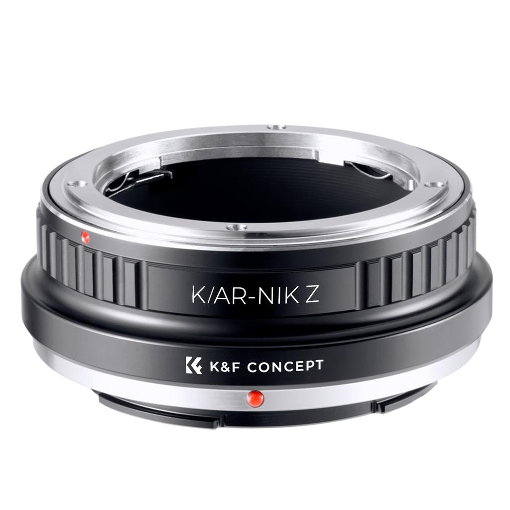 Адаптер для крепления объектива производителя Concept Direct Store, совместимый с Nikon Z Mount Adapter Z с ручной фокусировкой Объектив Konica AR Mount Nikon Z Mount