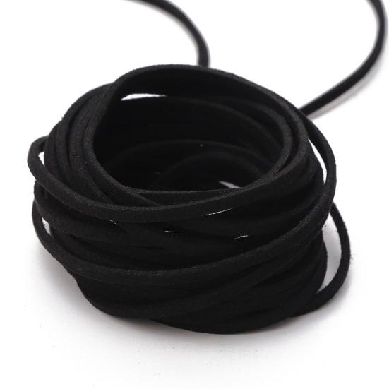 2 шт. бархатной веревки длиной 4 м и шириной 3 мм бархатный шнур для самостоятельного изготовления шнурков для обуви, изготовления ювелирных изделий, ремешков, ожерелий, браслетов, плетеных веревок