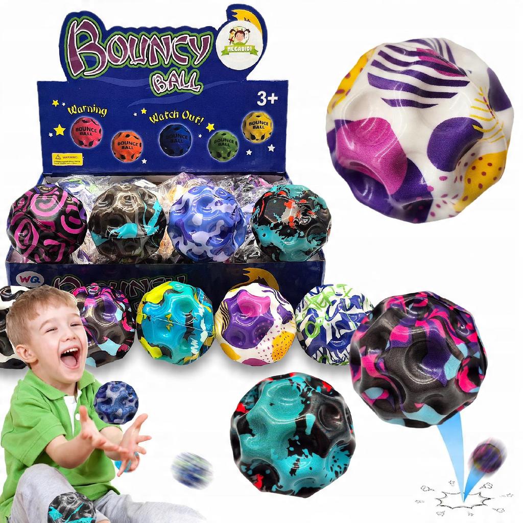 Piłka Galaktyczna Skacząca Meteor Kosmiczna Piłeczka Galaxy Ball 7 Cm