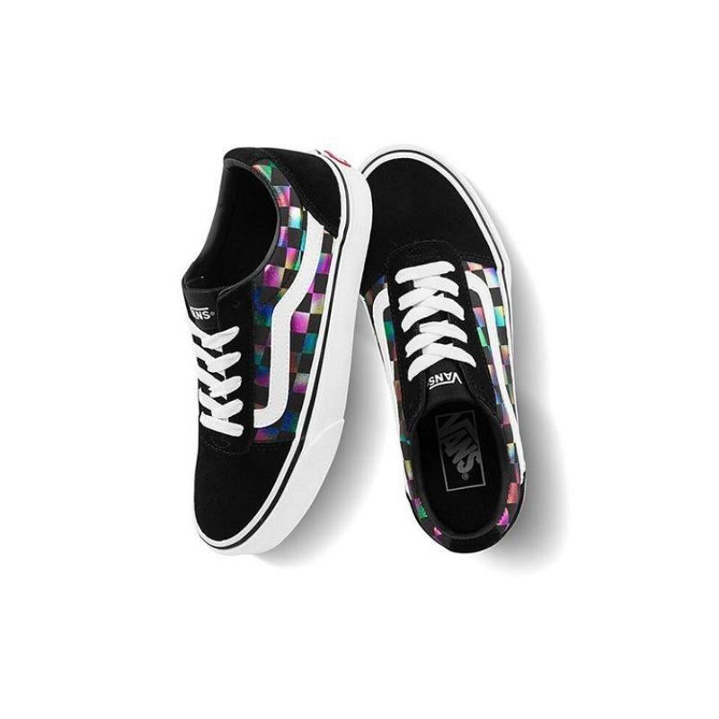 Vans Ward women's low-top colorful checkered skate shoes VN0A5EM62MZ