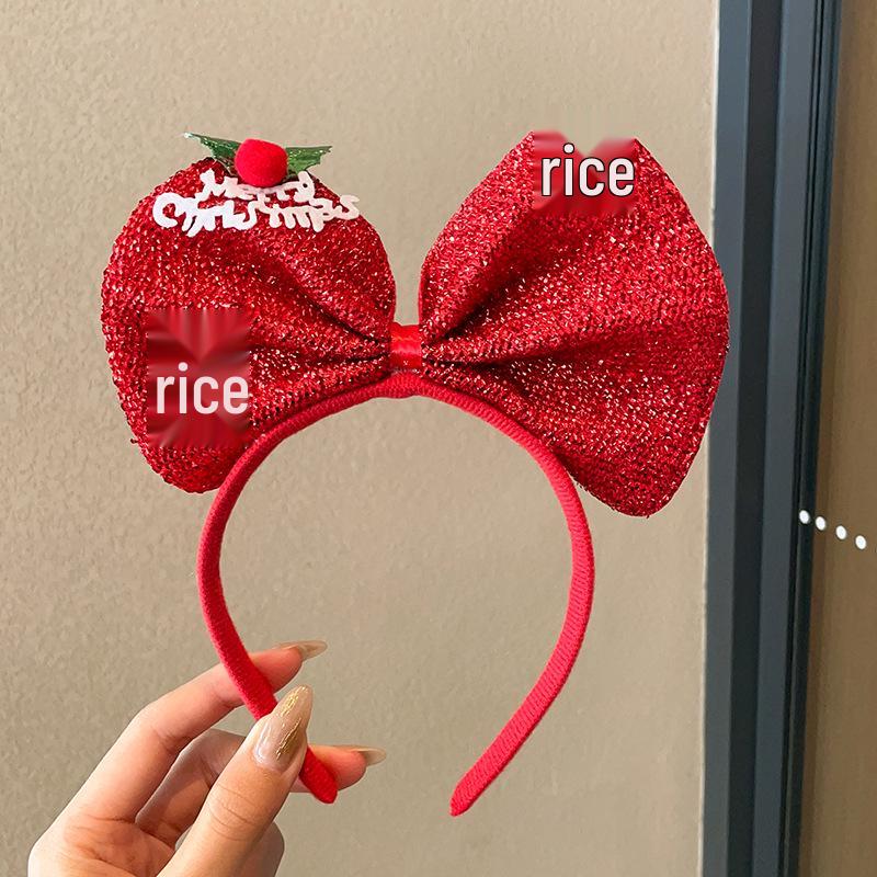 Children's Christmas Antler Headband Hair Clip - Festive Holiday Accessory