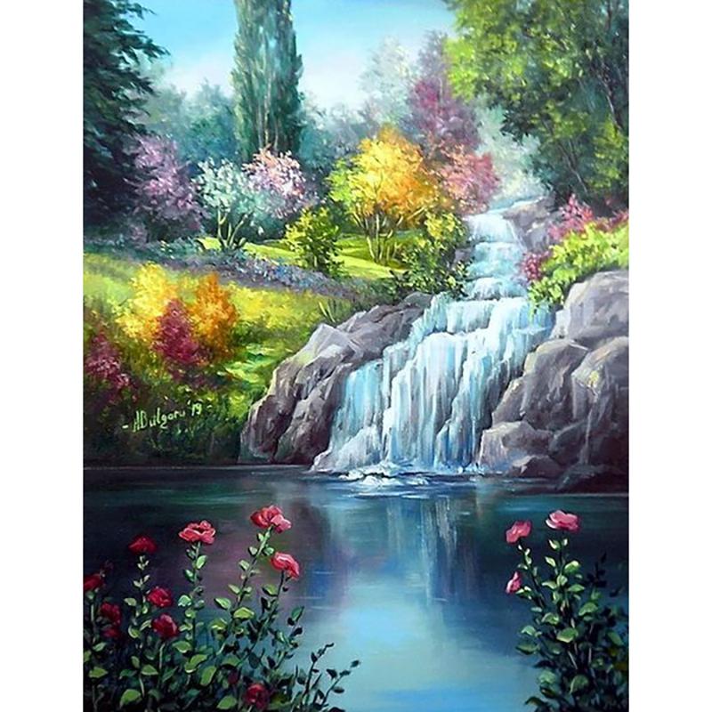 DIY Дерево 5D алмазная живопись полная круглая дрель живописная Алмазная вышивка крестиком наборы мозаики из смолы настенное искусство домашний декор