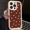 Белый Чехол для Телефона с Рисунком Маленьких Сердечек для Samsung Galaxy S21 S22 S23 S24 FE Plus S25 Ultra A15 A35 A54 A55