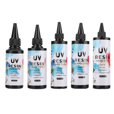 УФ-смола ручной работы прозрачный цвет против пожелтения быстрое отверждение прозрачный УФ-клей для ремесел
