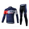 Long Sleeve Cycling Jersey Set Breathable Moisture-Wicking Road Bike Apparel Men Women Use