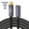 Удлинительный кабель USB4 240 Вт 8K USB C 40 Гбит/с Кабель для передачи данных 8K@60 Гц Видеокабель для смартфона ноутбука
