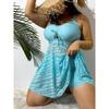2 Pieces Large Plus Size Beauty Beach Dress Swimsuit Women Swimwear Female Bathers Bathing Swimming Swim Suit Beachwear