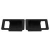 2 шт. Накладки-чашки на внутренние дверные ручки, черные, замена для Land Rover Defender 90 110 130 2004–2018