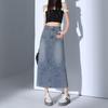 Denim Skirt Women Spring and Autumn Mid-length Skirt Women Spring Slim Hip Skirt Denim Skirt Women Spring