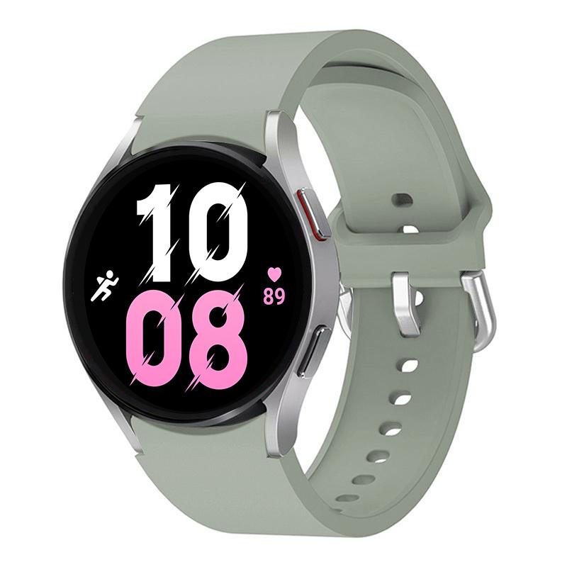 Оригинальный ремешок для Samsung Galaxy Watch 4/5/6 classic 47мм 43мм 44мм 40мм Силиконовый браслет без зазоров для Galaxy Watch 5 pro 45мм