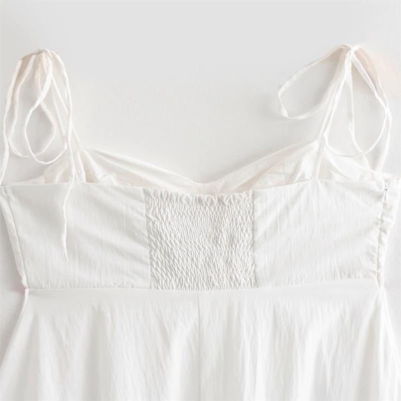 Элегантное белое платье-макси с открытой спиной для женщин, модное летнее пляжное длинное платье без рукавов, женское шикарное уличное праздничное платье