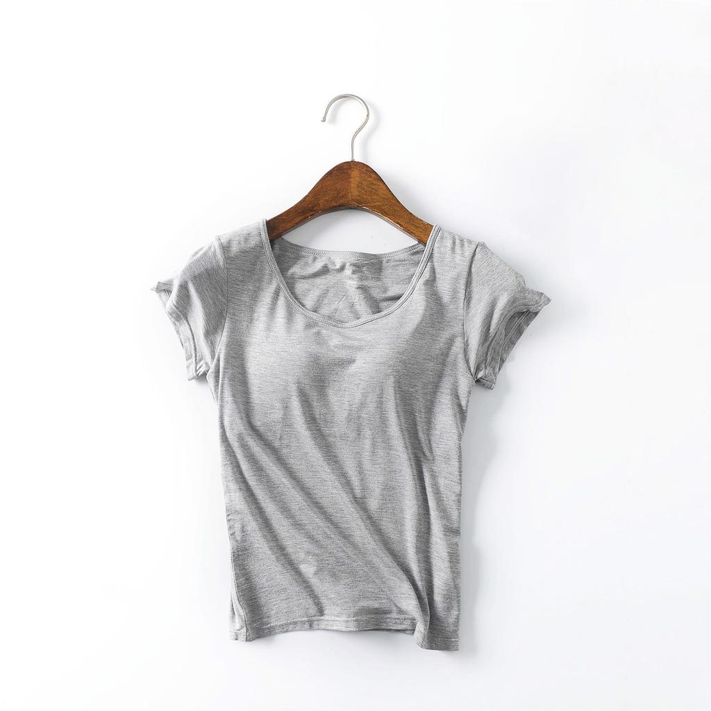 Женская однотонная рубашка на грудь с чашечкой и йогой, женская майка, нижнее белье