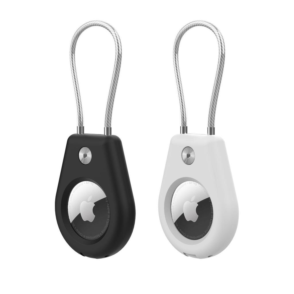 Apple AirTag locator case with steel cable - 2 pcs.