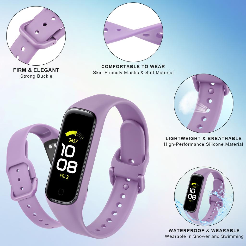 Мягкий силиконовый ремешок для Samsung Galaxy Fit 2, браслет-замена, спортивный ремешок для часов Correa для ремешка Samsung Galaxy Fit 2