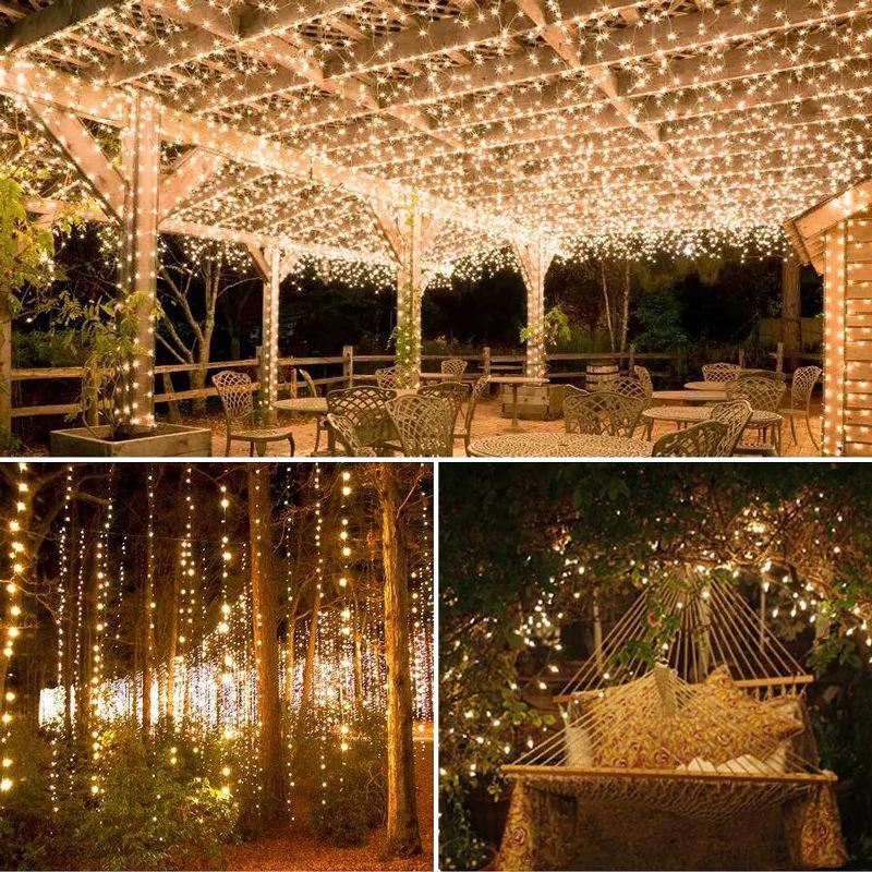 5/10/20M USB LED String Lights Copper Silver Wire Garland Light Waterproof Fairy Lights For Christmas Wedding Party Decoration