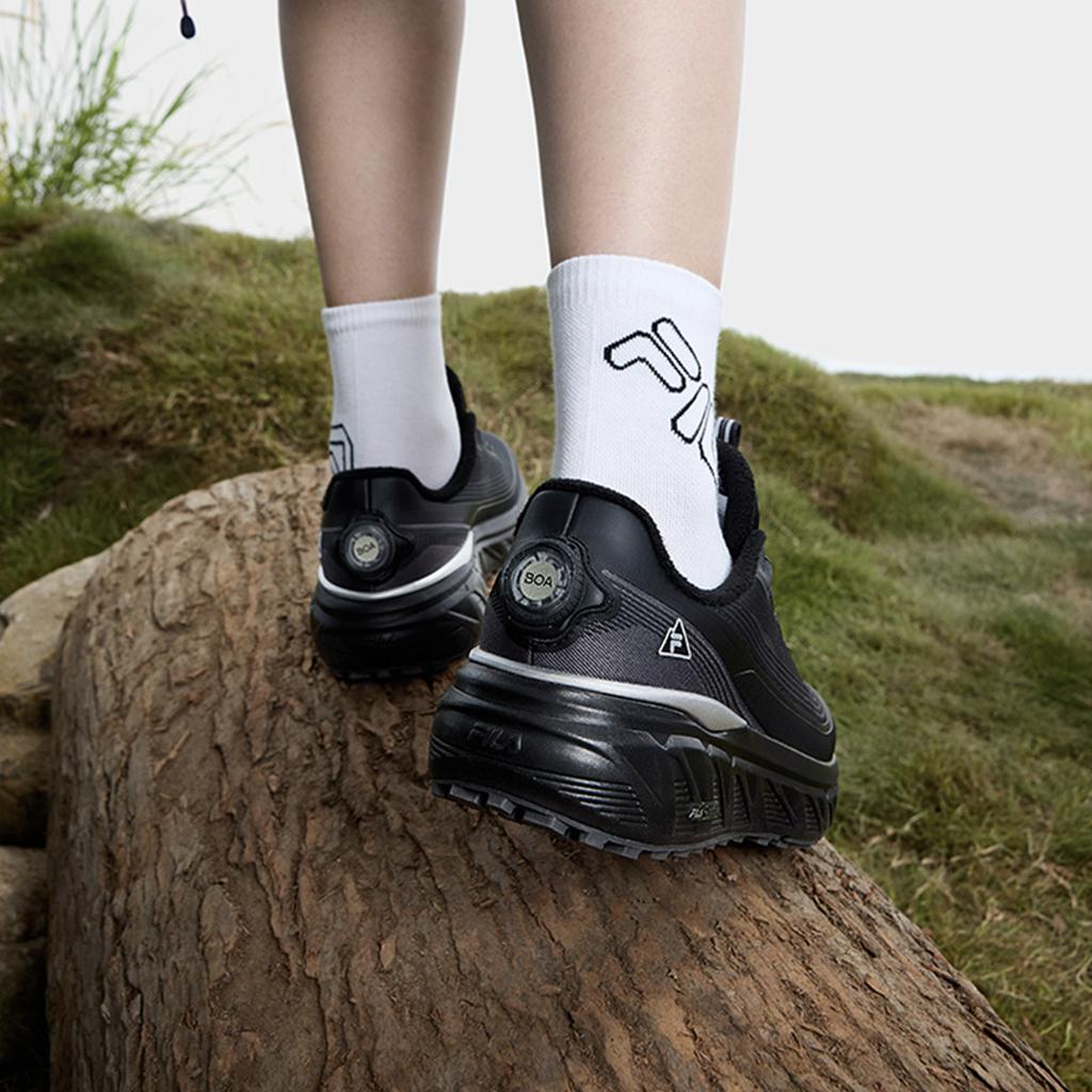 Fila Boa Explorer Удобные Универсальные Низкие Кроссовки Женские кроссовки Черный A12W511226FBB