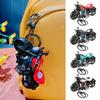 Keychain Pendant Motorbike Charm Alloy Anti-Detachable Hook Keyring Backpack Accessory Decompression Tool
