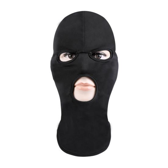 Унисекс полный шлем для верховой езды дышащий эластичный открытый рот показать глаза лицо капюшон взрослый косплей костюм