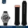 Для серии HUBLOT BIG BANG силиконовый ремешок 27x17 мм выпуклый интерфейс ремешок для часов мужские складная пряжка браслет аксессуары