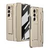 Совместимый чехол для телефона Samsung Z Fold 7/6/5 со слотом для стилуса, подставкой, плоским шарниром и полной защитой от падений