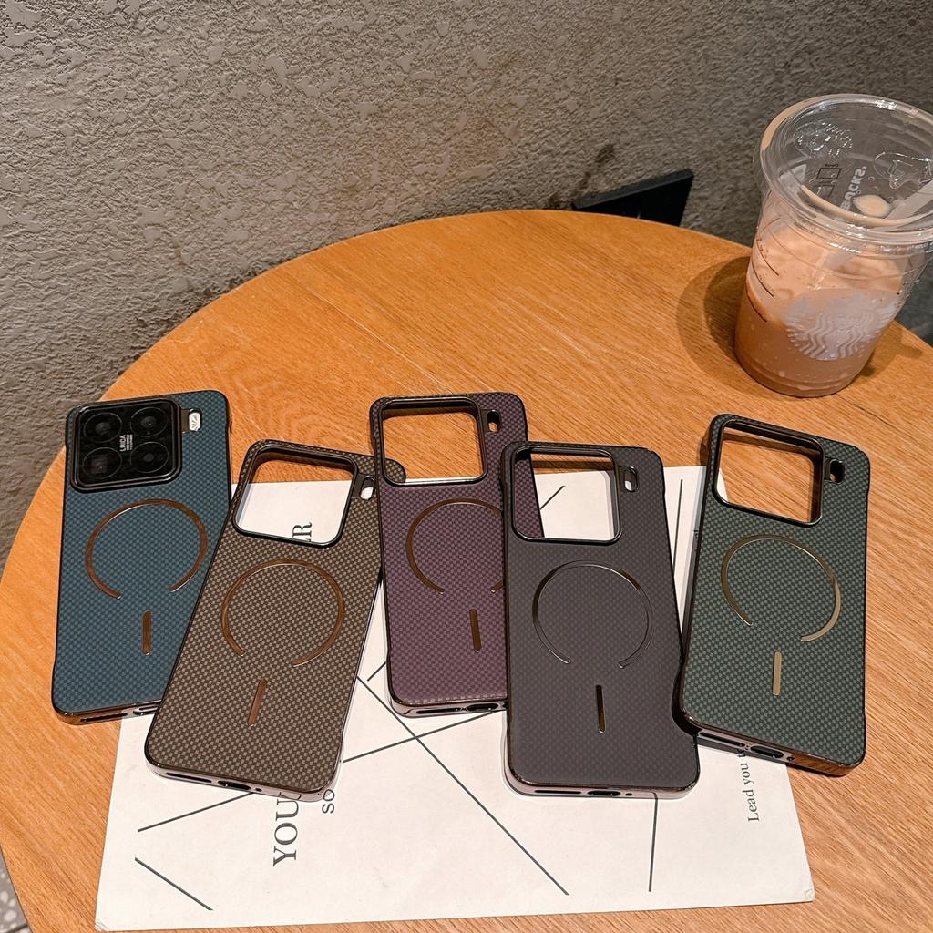 Подходит для чехла на заднюю панель Mi 11, чехла на Mi 11PRO безрамочный кевларовый магнитный чехол, Mi 11 premium sense