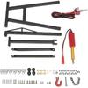 Simulation Engine Hoist, Electric RC Model Car Crane Jack Universal for 1/8 1/10 Scale Remote Control Vehicles - Black