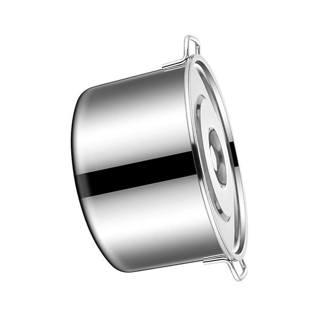 Stainless Steel Cookware Stockpot Thick Heavy Duty Stock Pot Large Capacity Soup Pot With Lid 2