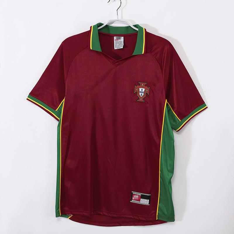 Retro Portugal National Team Soccer Jersey C 17 Figo 7 Euro Cup Vintage Football Shirt Short Sleeve Long