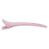 12Pcs Styling Hair Clips Slip Free Pink Duck Bill Clips for Flat Ironing Coloring Blow Drying